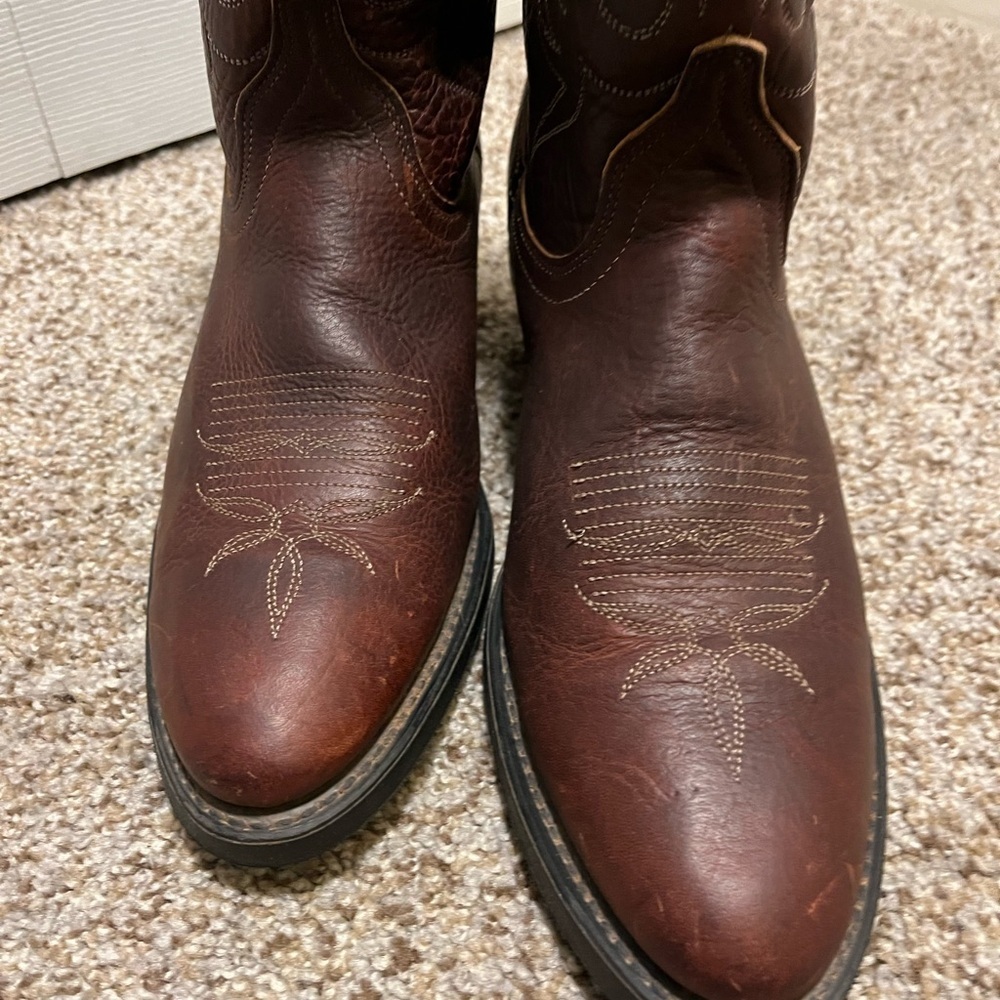 Women’s Dan Post Rich Brown Western Boots - Picture 10 of 13